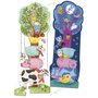 Goula Puzzle XXL Réversible 50217 avec Scène Lumineuse - 27 Pièces Géantes sur le Thème des Animaux - Jouet Éducatif pour Enfants de 2 Ans et Plus