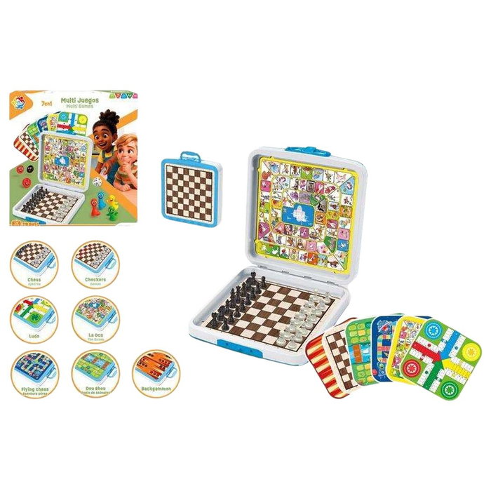 Colorbaby Mallette avec 7 jeux de société