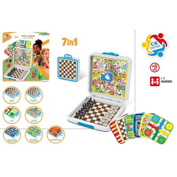 Colorbaby Mallette avec 7 jeux de société