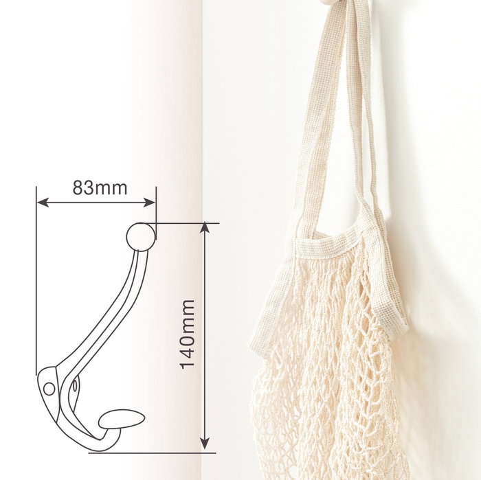 Hantums Percha colgador vertical Cromado