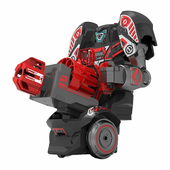 Silverlit Robot Rapidfire - Robot d'action radiocommandé avec 20 fléchettes