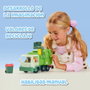 MOOSE Camion de poubelle Bluey avec figurines et conteneurs