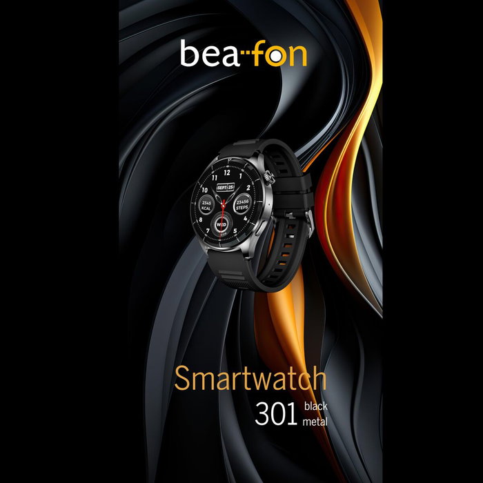 Montre intelligente beafon WATCH 301 44 mm 1,45" Noir Montre intelligente beafon WATCH 301 44 mm 1,45" Noir