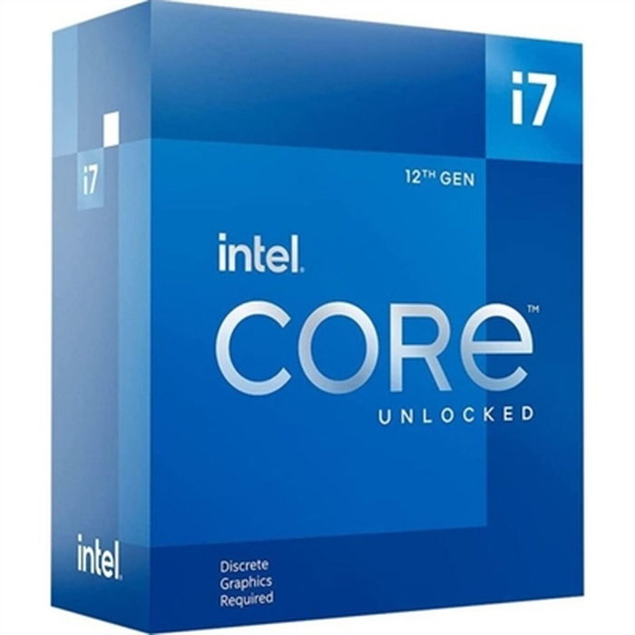 Intel Processeur Core i7-12700KF - 12 coeurs (8 Performance + 4 Efficient), Socket LGA1700, Chipset 600 Series, TDP 125W, Sans GPU Intégré (BX8071512700KF)