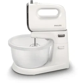 Philips HR3745/00 Batteur électrique - Robot Mixeur Série 5000 - 500W - 5 Vitesses - Bol 3L - Blanc