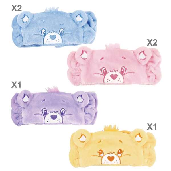 Cerdá - Turbante de maquillage Care Bears T.Unica - Bleu - Accessoire pour enfants à partir de 3 ans