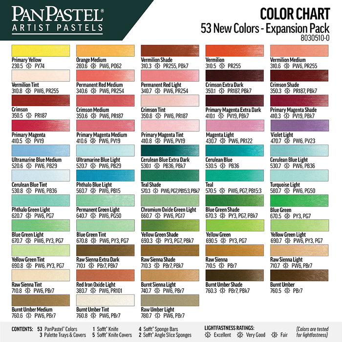 Panpastel Set 53 Nouveaux Colores
