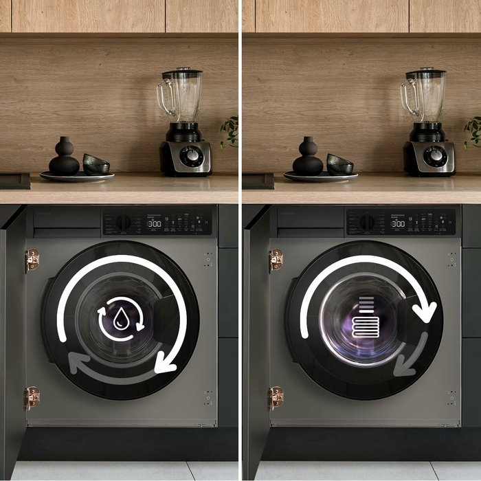 Machine à laver Cecotec Bolero DressCode 750 BI Inverter Steel A 1200 rpm 7 kg Machine à laver Cecotec Bolero DressCode 750 BI Inverter Steel A 1200 rpm 7 kg