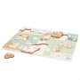 Color Baby Puzzle en Bois Dinosaure 29,5x25x21,5 cm - Modèles en Surtis
