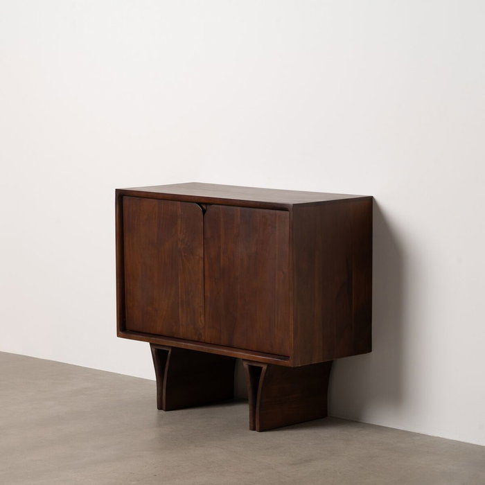 BigBuy Home Meuble d'Appoint Marron en Bois d'acacia