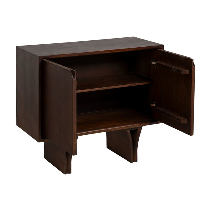BigBuy Home Meuble d'Appoint Marron en Bois d'acacia