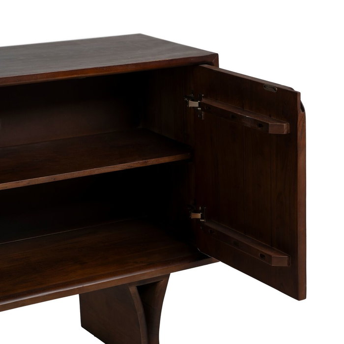 BigBuy Home Meuble d'Appoint Marron en Bois d'acacia