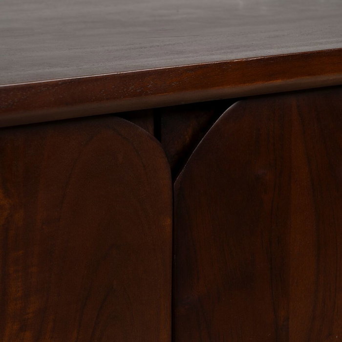 BigBuy Home Meuble d'Appoint Marron en Bois d'acacia