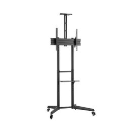 Ewent EW1539 Support Sol pour TV 37-70 Pouces avec Étagère Caméra, VESA jusqu'à 600x400