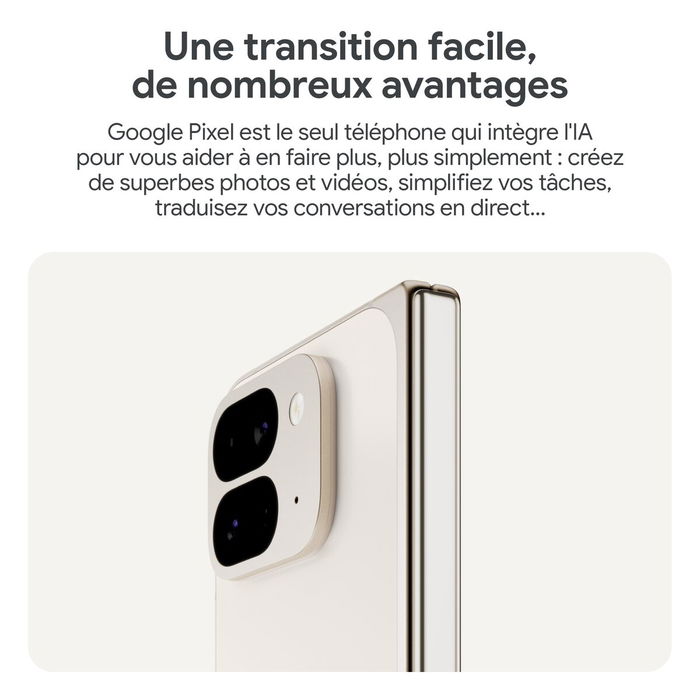 Smartphone Google Pixel 9 Pro Fold 8" Octa Core 16 GB RAM 256 GB Beige