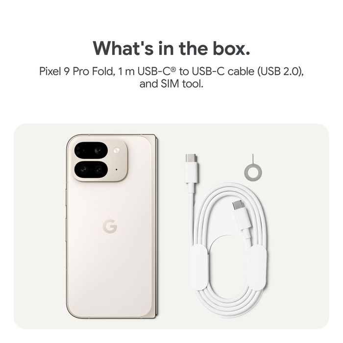 Smartphone Google Pixel 9 Pro Fold 8" Octa Core 16 GB RAM 256 GB Beige