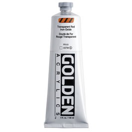 Golden Rouge Transparent Oxyde de Fer Heavy Body Couleurs Acryliques 148 ml