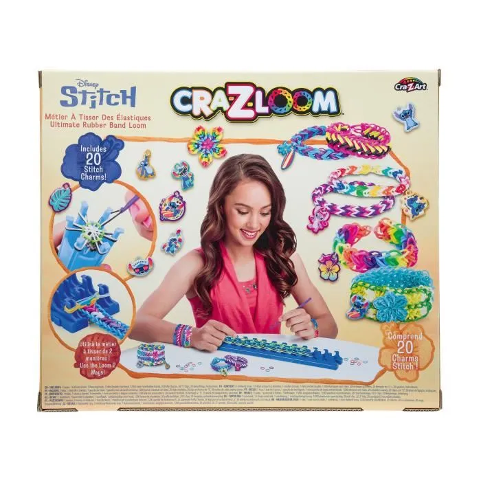 Lexibook Atelier de bracelets élastiques Stitch Cra-Z-Loom Lexibook Atelier de bracelets élastiques Stitch Cra-Z-Loom