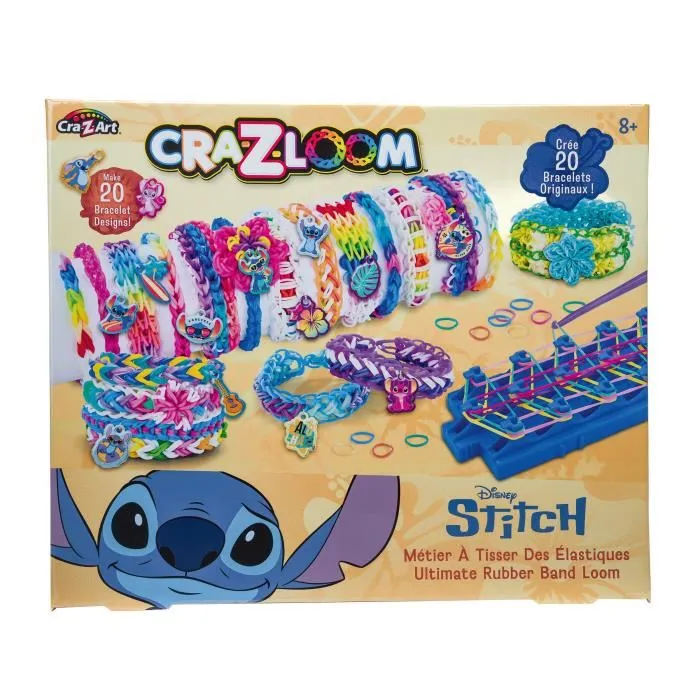 Lexibook Atelier de bracelets élastiques Stitch Cra-Z-Loom Lexibook Atelier de bracelets élastiques Stitch Cra-Z-Loom