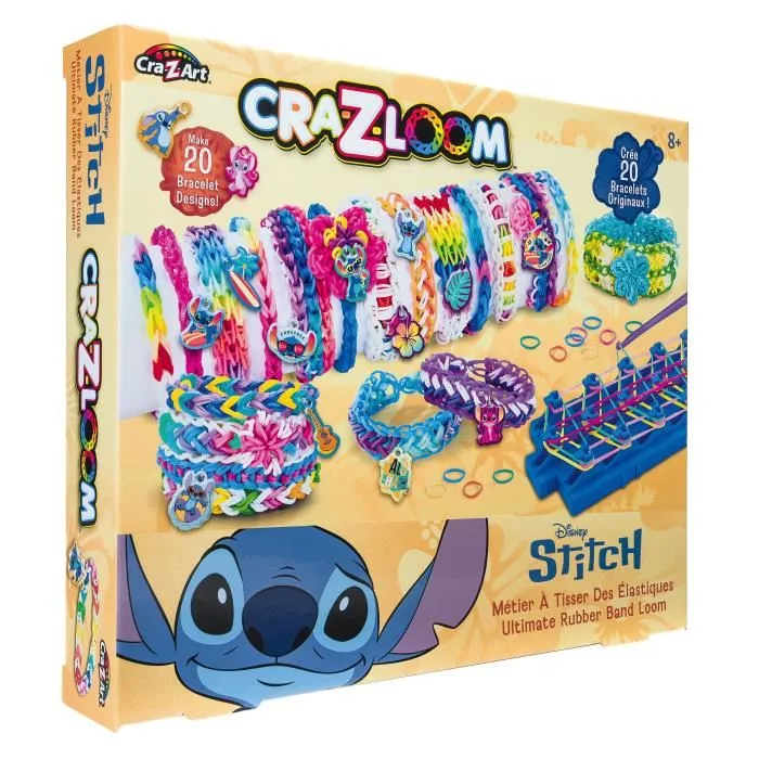 Lexibook Atelier de bracelets élastiques Stitch Cra-Z-Loom Lexibook Atelier de bracelets élastiques Stitch Cra-Z-Loom