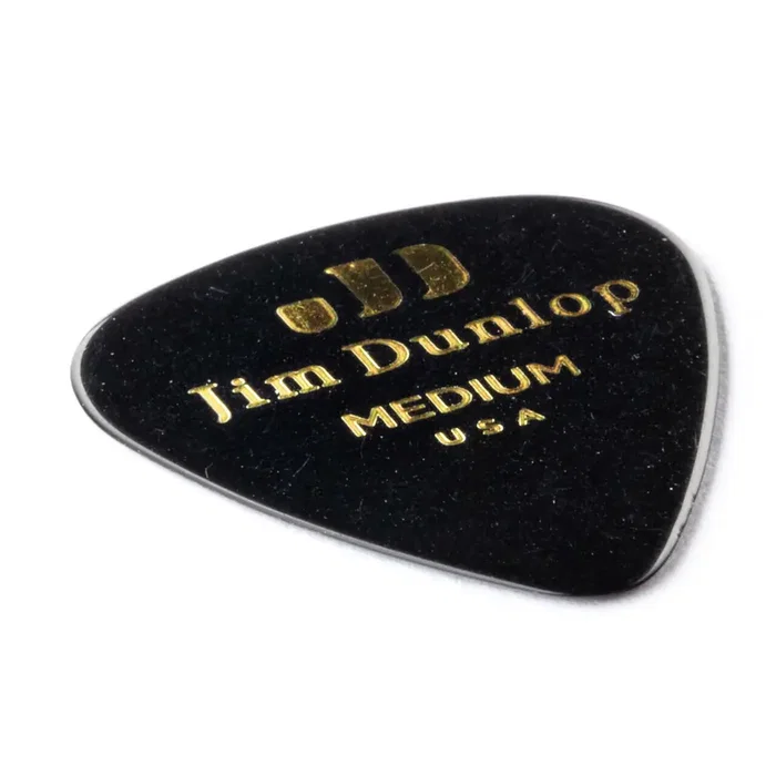 DUNLOP Pack de 72 Médiators Genuine Celluloid Classic Noir - Medium
