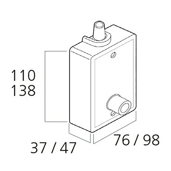 Cambesa Torno persiana encastrable blanc pour 50 kg Cambesa Torno persiana encastrable blanc pour 50 kg