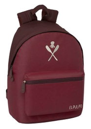 Safta Sac à dos pour ordinateur portable 14,1 pouces El Pulpo Bordeaux
