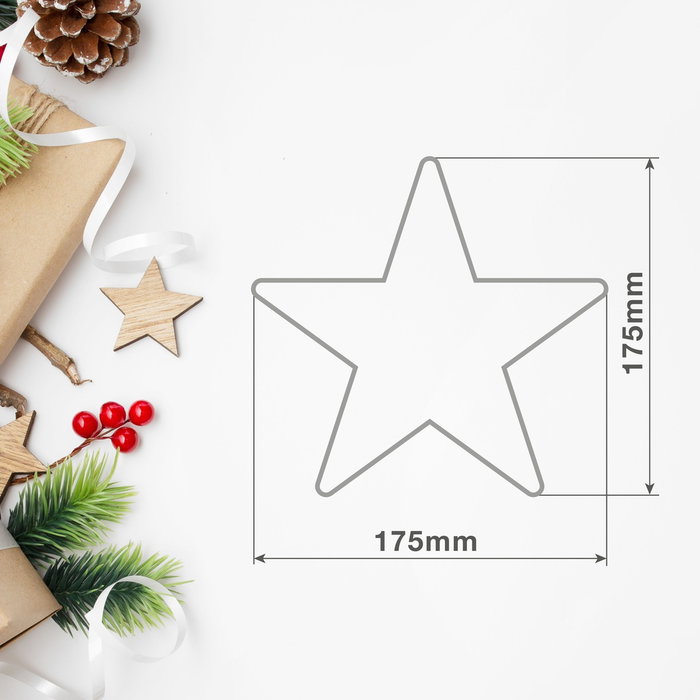 Bambasy Étoile de Noël suspendue LED