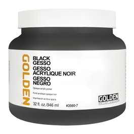 Golden Black Gesso 946 ml