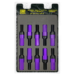 Omp OMPS09971211 Jeu De 20 Bolts En Aluminium M12x1.25 28 mm Violet