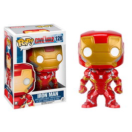 FUNKO - Figurine Pop Vinyl Marvel Captain America: Civil War Iron Man - Figurine en vinile d'environ 9 cm