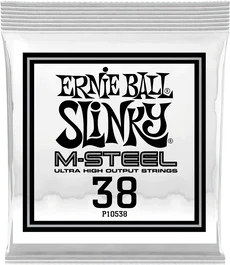 ERNIE BALL Jeu de cordes électriques Slinky M-Steel .038 (Set de 6)