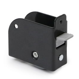 Q&Q Roue Rexton R7016 Antracite 30mm avec Frein, Double Paroi Droite