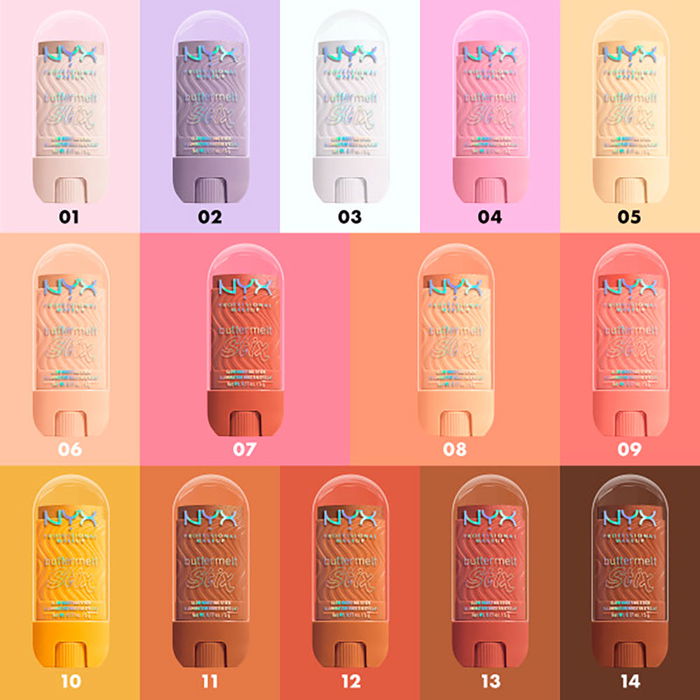 Nyx Professional Make Up Buttermelt Stix #05 Sending Melt - Illuminateur en stick brillance boostée 5 g