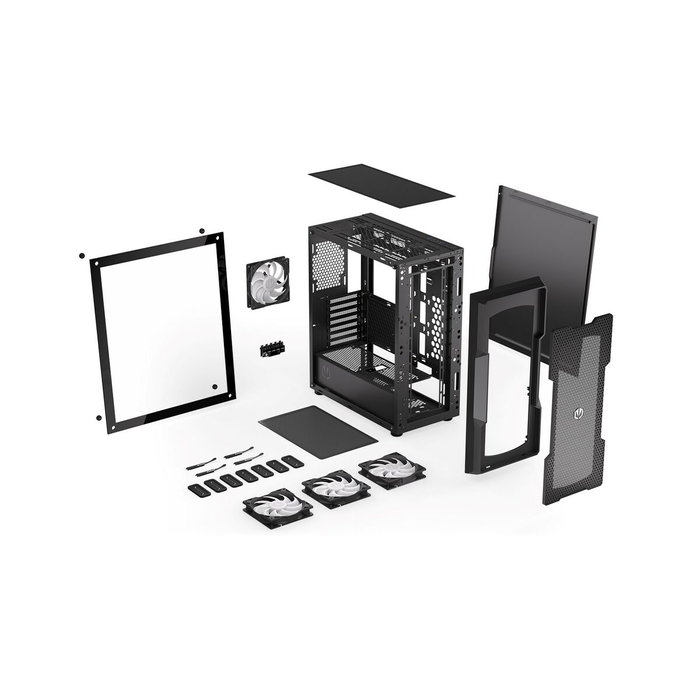 Boîtier ATX semi-tour Endorfy Regnum 400 ARGB Noir
