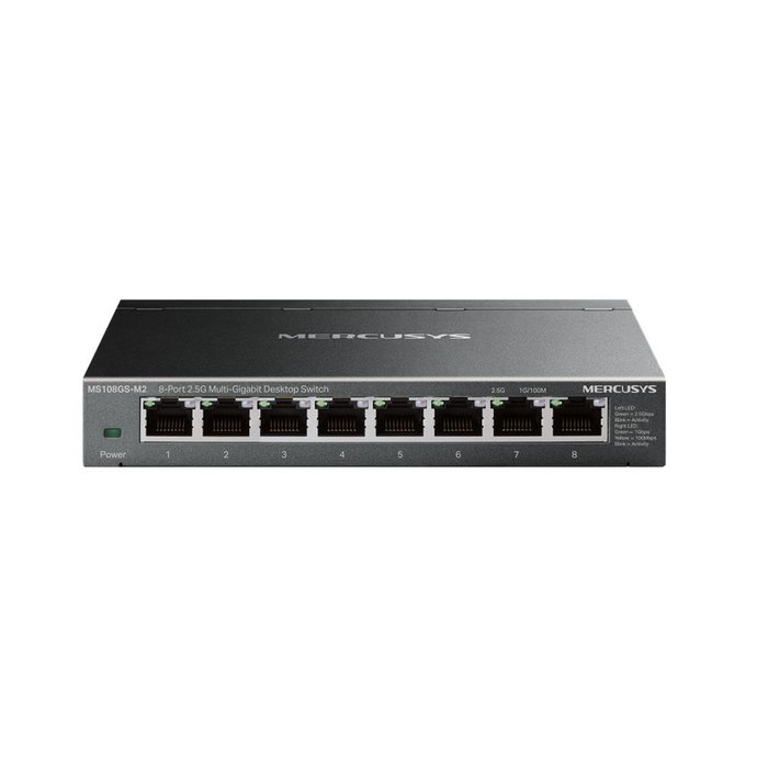 Mercusys MS108GS-M2 Switch Multi-Gigabit 8 ports 2,5G Mercusys MS108GS-M2 Switch Multi-Gigabit 8 ports 2,5G
