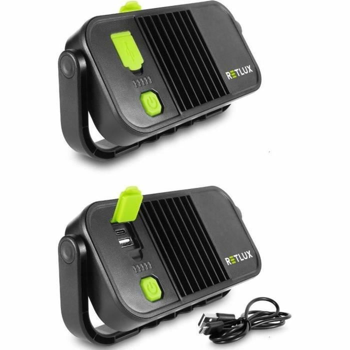 Retlux RPL 200 Lampe de travail avec banque d'alimentation Retlux RPL 200 Lampe de travail avec banque d'alimentation