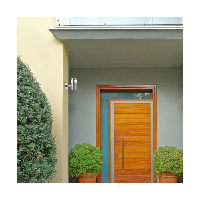 RABALUX Applique murale d'extérieur Lisbon LED, 7W 560Lm lumière blanche naturelle 4000K, IP54, acier inoxydable, RAB-7827