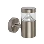 RABALUX Applique murale d'extérieur Lisbon LED, 7W 560Lm lumière blanche naturelle 4000K, IP54, acier inoxydable, RAB-7827