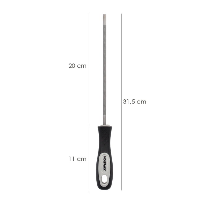 WOLFPACK LINEA PROFESIONAL Lime Maurer avec manche pour tronçonneuse 8 po 5/32 po