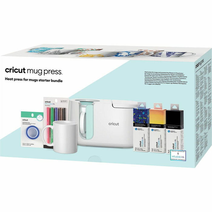 Cricut Coffret de démarrage MugPress - Blanc