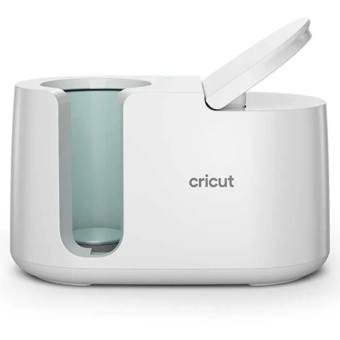 Cricut MugPress Blanc - Coffret de démarrage pour impression sur mugs avec machine et consommables Infusible Ink inclus