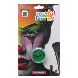 Maquillage aquatique vert en pastille de 3g - Fard compact maquillage vert pour déguisement, théâtre et fêtes