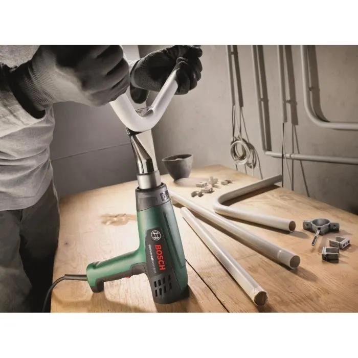 Bosch Universal Heat 600 Dé capeur Thermique 2000 W 600°C 2 Embouts Outil Multi-Usages Ecran Pare-Chaleur Amovible