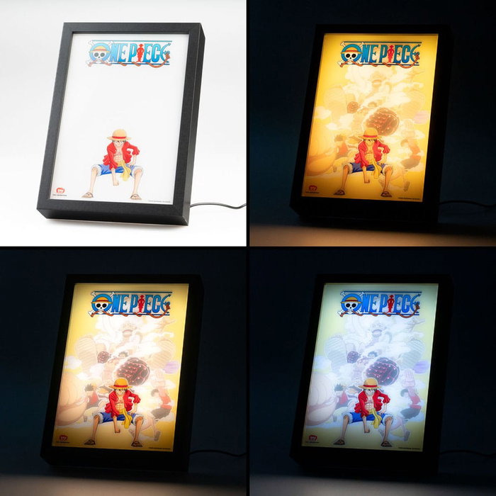 One Piece Impression LED encadrée