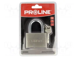 PROLINE Cadenas à archet 60mm avec 4 clés