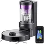 EUREKA E10S Aspirateur Robot Laveur Noir 4000 Pa 180 min Autonomie 200 ml Station Vidage LiDAR