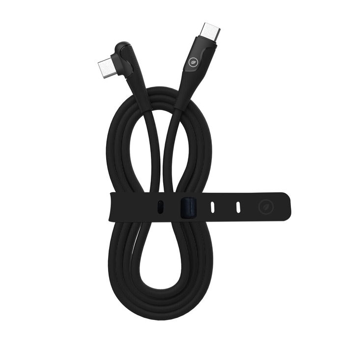 Câble USB-C vers USB-C Muvit for Change Noir 1,2 m Câble USB-C vers USB-C Muvit for Change Noir 1,2 m