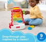 Mattel - Fisher-Price - Jeu d'empilement d'anneaux qui tombent - Jouet d'éveil pour bébé 6 mois et plus