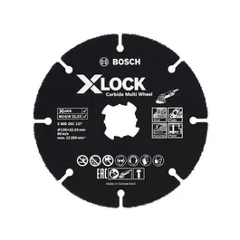 Bosch Professional Disque à tronçonner X-LOCK - 260925C127 - Pour meuleuse d'angle, robuste et précis, idéal pour professionnels et bricoleurs